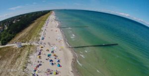 der Strand vor der Tür