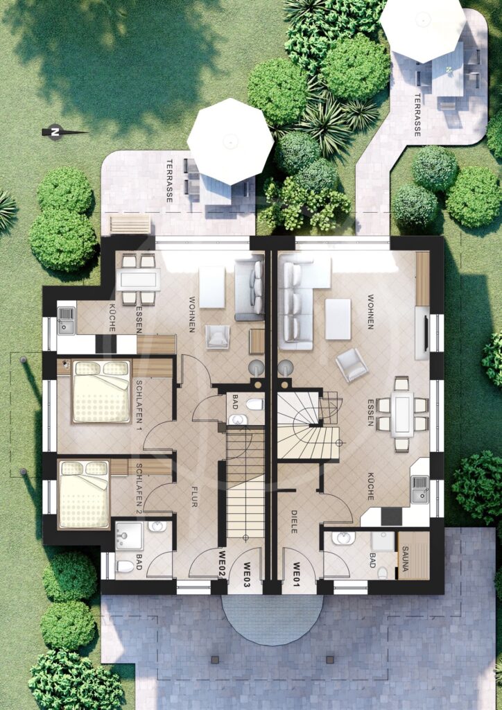 Grundriss Erdgeschoss