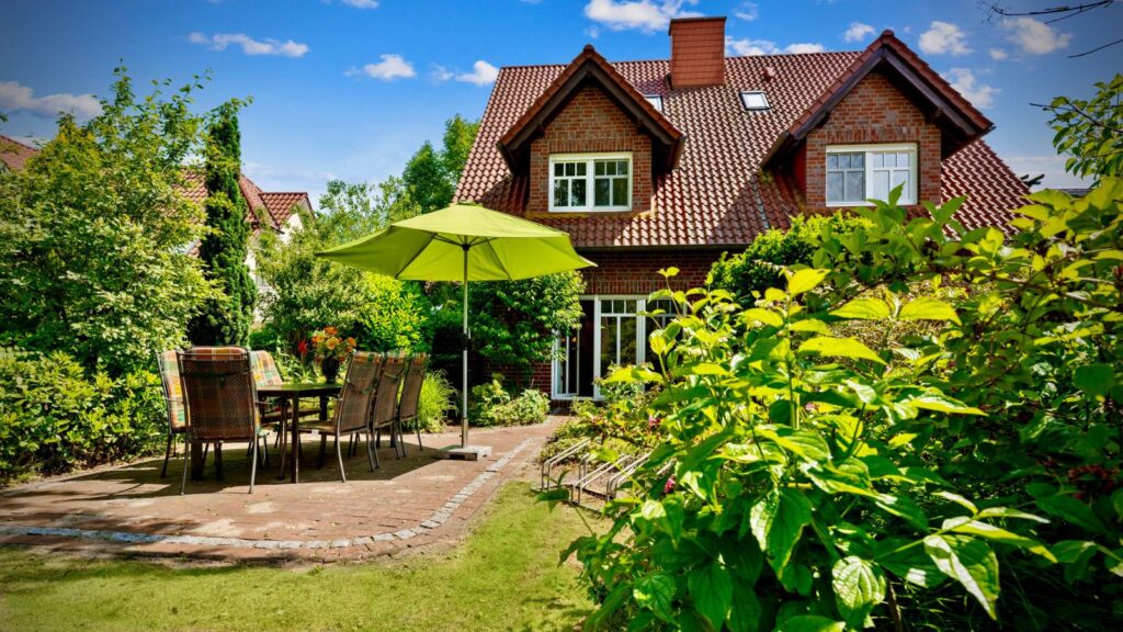 Terrasse Haushälfte
