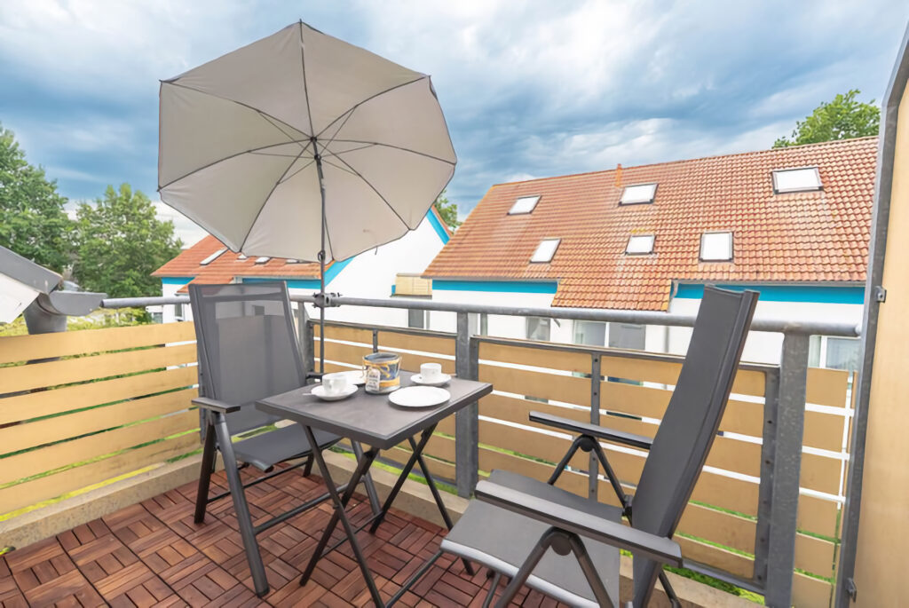 Balkon mit Blick nach Westen