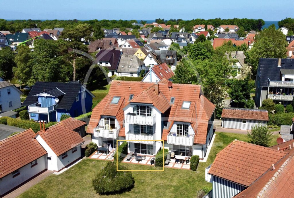 Hausansicht mit Whg. markiert